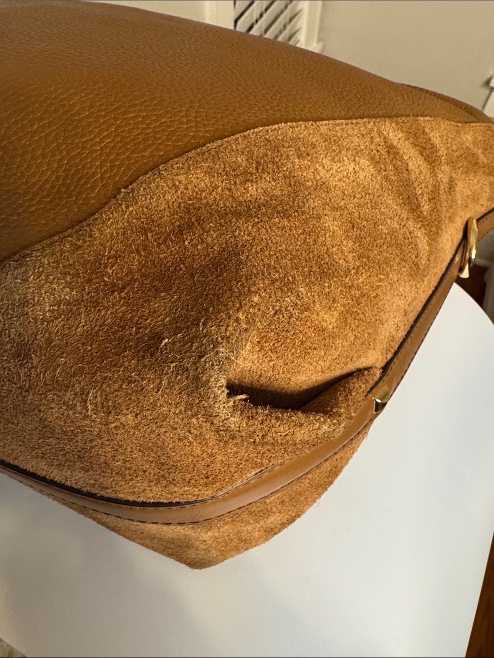 Michael Kors Brooklyn Large Pebbled Leather Shoulder Bag - Picture 6 of 10